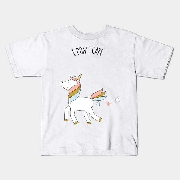 Unicorn 1 Kids T-Shirt by grafart